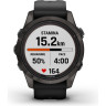 Часы GARMIN FENIX 7S PRO – SAPPHIRE SOLAR EDITION CARBON GRAY DLC TITANIUM WITH BLACK BAND 010-02776-11