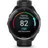 Часы GARMIN FORERUNNER 965 CARBON GRAY DLC TITANIUM BEZEL WITH BLACK CASE AND BLACK/POWDER GRAY SILICONE BAND 010-02809-10
